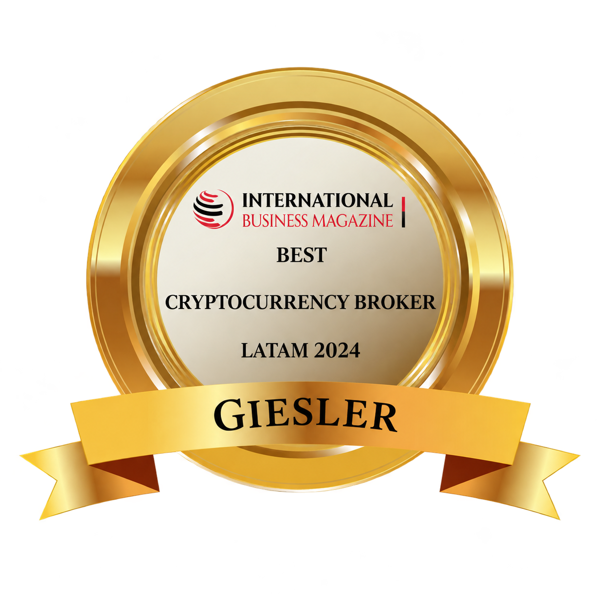 GIESLER gold award badge